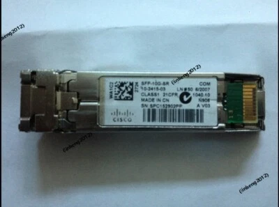 Cisco SFP-10G-SR 10-2415-03 V03 Transceiver Module - Image 1 of 3