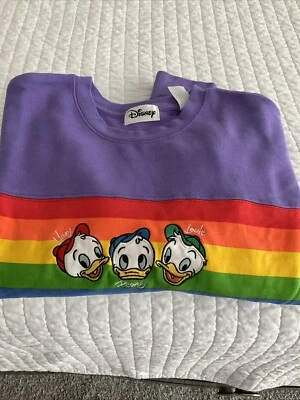 Sudadera corta de gran tamaño de Disney Ducktails Foto 1 de 4