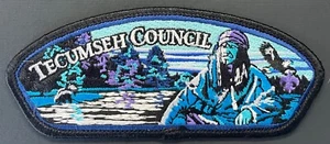 BSA Tecumseh Council Shoulder Patch Iron-On Used YZ08 - Picture 1 of 2