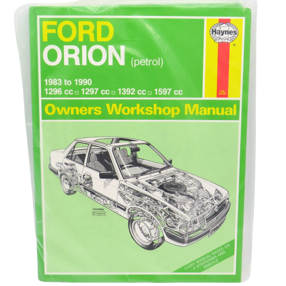 Ford Orion 1983 - Sept 1990 (To H Reg) Haynes Owners Service & Repair Manual -