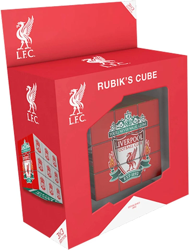 Paul Lamond 7237 Liverpool Football Club Rubik's Cube Red