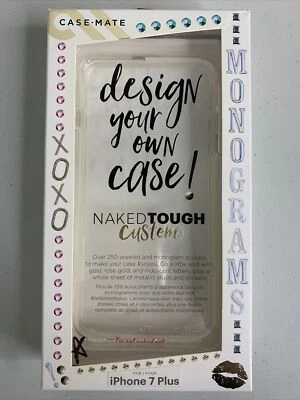 Case-Mate Naked Tough Custom Case for iPhone 7 Plus – Clear, DIY Design - Image 1 of 2