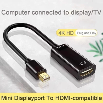 Mini DP zu HDMI-Adapter: 4K/1080p, 60Hz für TV, Projektor, PC, Apple MacBook - Bild 1 von 4