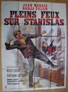 PLEIN FEUX SUR STANISLAS jean marais affiche cinema originale '65 MASCII - Foto 1 di 1