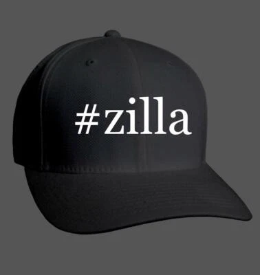 FLEXFIT #zilla - Adult Hashtag Baseball Cap Hat NEW RARE