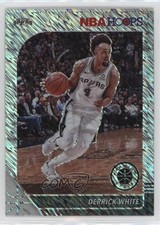 2019-20 Panini NBA Hoops Premium Stock Shimmer Prizm Derrick White #176