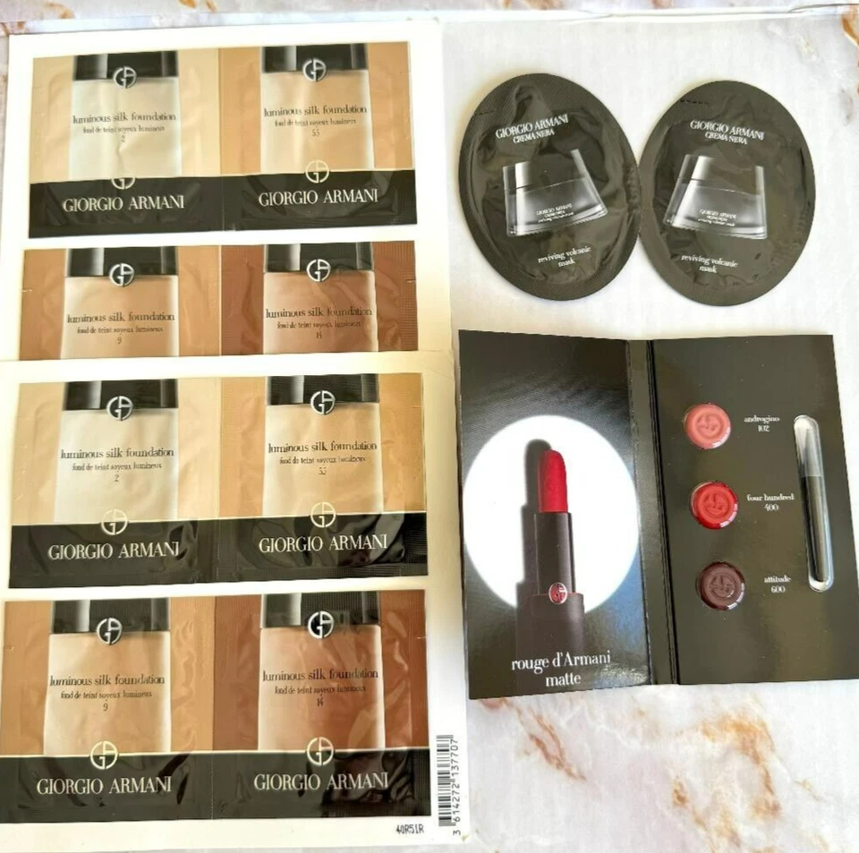 Giorgio Armani Luminous Silk Foundation 2, 5.5,9,14 Rouge Matte Lipstick 102 400 - Image 1 of 2