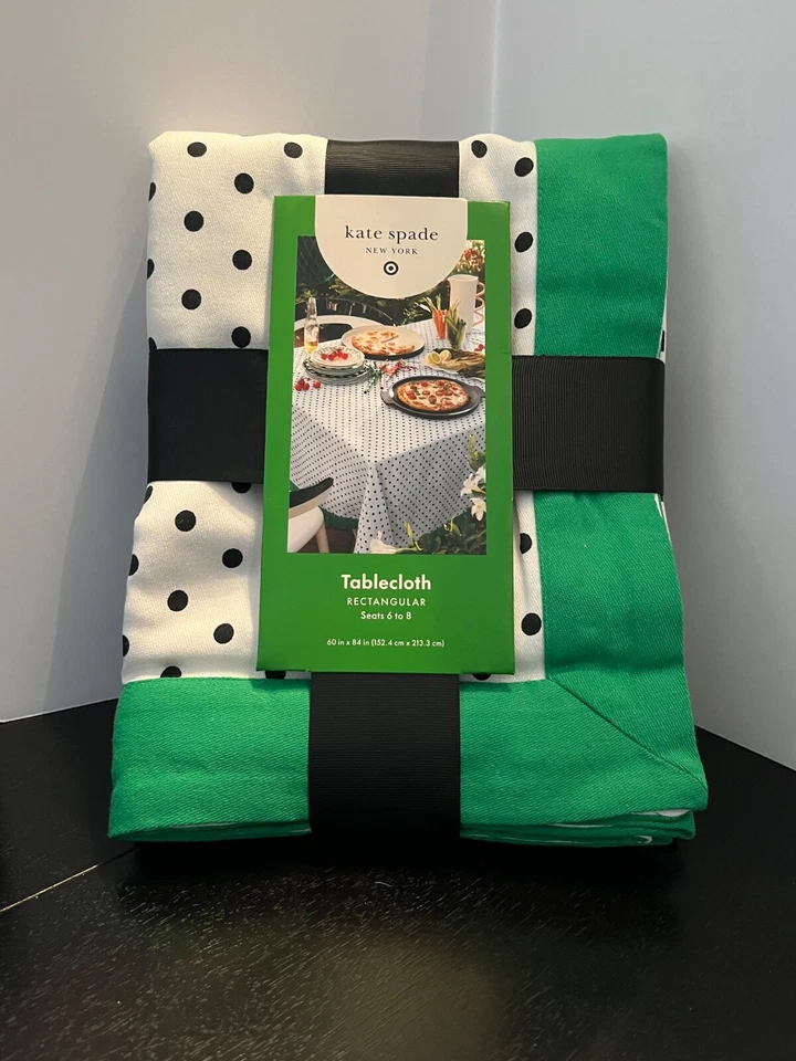 Kate Spade New York x Target Polka Dot Tablecloth 60 x 84 - Image 1 of 1
