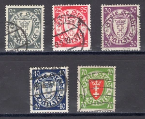 1935 Danzig aus 245-250 gestempelt Sätze und Einzelmarken zur Auswahl - Bild 1 von 20