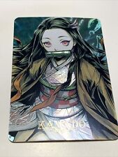 Nezuko Kamado Demon Slayer Goddess Anime Waifu Holo Art Card ACG Carddass Girl
