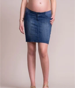 NWT! Seraphine Maternity Jensen Denim Jean Skirt - Size 6 (See Measurements) - Picture 1 of 11