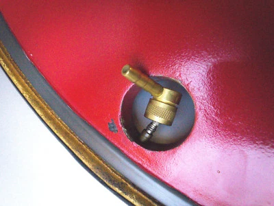 Adapter pump Ambrosio lenticolare ruota disco Bici Corsa  ottone - Image 1 of 4