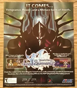 Monster Kingdom: Jewel Summoner PSP 2007 Stampa Pubblicità/Poster Ufficiale Videogioco Arte - Foto 1 di 4