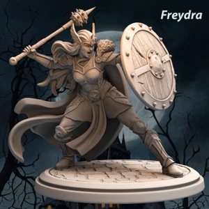 Dungeons & Dragons Playable Character Female Human Freydra - Barbarian, Fighter - Picture 1 of 12