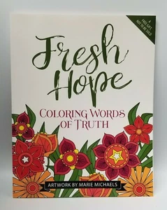 Fresh Hope Coloring Words Of truth Artwork By Marie Michaels bible wisdom God - Picture 1 of 12