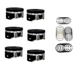 Set 6 x 95.5mm Pistons & Rings - For Nissan Z33 350Z VQ35HR - Picture 1 of 2