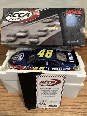 Difícil de encontrar Jimmie Johnson 2011 #48 Lowe's SUMMER SALUTE 1:24 RCCA ELITE #166/188 Foto 1 de 4