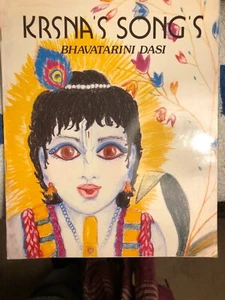 KRSNA’S SONGS Song/Coloring Book by BHAVATARINI DASI for Kids & Adults signed - Picture 1 of 12