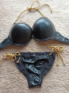 Fabulous Sexy Wet Look Boost Bikini 👙Ann Summers 34C  Pants Size 14 - Picture 1 of 6