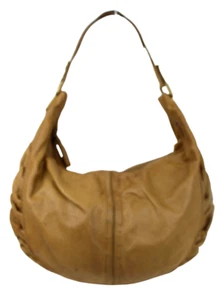 LRG HOBO INTERNATIONAL SCHULTERTASCHE DISTRESSED OLIVBRAUN ECHTLEDER HOBO - Bild 1 von 12