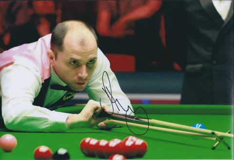 Joe PERRY SIGNED Photo Autograph COA AFTAL Snooker Player Sheffield Crucible Cover