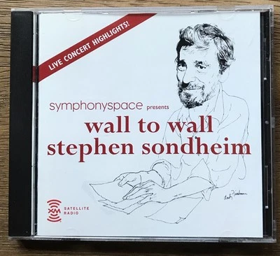 Symphony Space Presents: Wall to Wall Stephen Sondheim ( CD ) - Rare OOP - Imagem 1 de 2