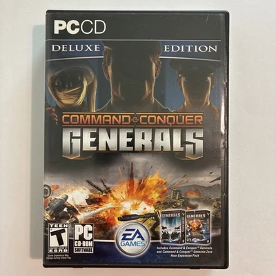 Command and Conquer Generals PC CD Deluxe Edition with Zero Hour Expansion Pack - Image 1 of 4