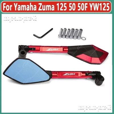 For Yamaha Zuma 125 50/F YW125 Motorcycle Anti-blue light Side Rearview Mirrors Foto 1 de 3