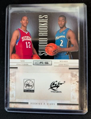 2010-11 Panini Rookies & Stars - Studio Rookies Джон Уолл, Эван Тернер #1 - Изображение 1 из 2