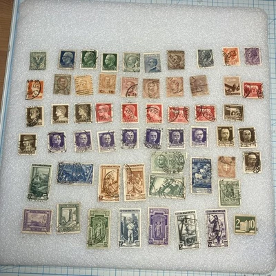 55+ Estampillas antiguas de Italia usadas/HR/canceladas, 1915-1965; Bonito lote mixto; ¡OFERTA! Foto 1 de 4