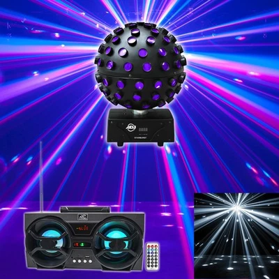 American DJ ADJ Starburst Multi Color Shooting Beam Lighting Effect+Free Speaker - Image 1 of 4