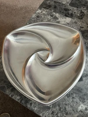 复古 20 世纪 60 年代 Fraser’s 不锈钢拼盘 德国 — 第 1/4 张图片