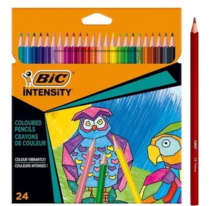 BIC Intensity Coloured Pencils, Vibrant Colouring 24 Colour Pencils - Picture 1 of 6