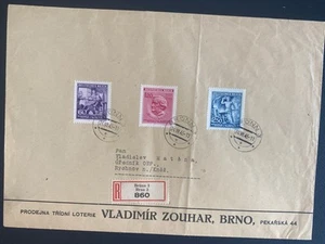 1943 Brunn Bohemia Moravia Germany Commercial cover To Rychnov - Picture 1 of 2