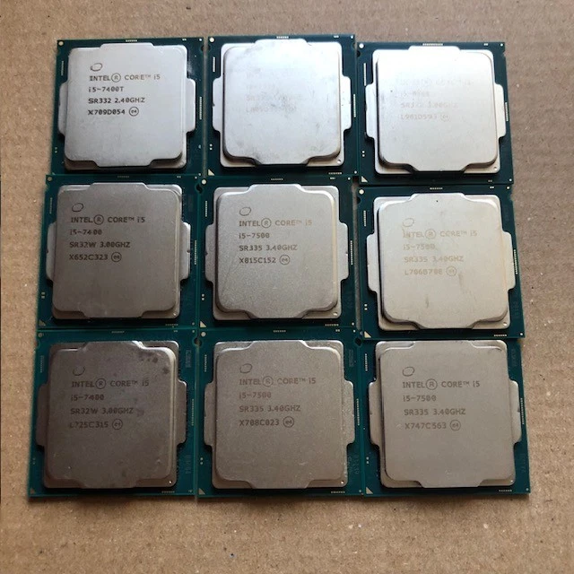Intel Core 5 x i5-7500 e 4 x i5-7400 4 core LGA 1151 - Lotto - Immagine 1 di 1
