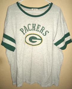 Green Bay Packers Men's Vintage '47 Brand Ringer Tee T Shirt Sz XL NFL - Picture 1 of 5