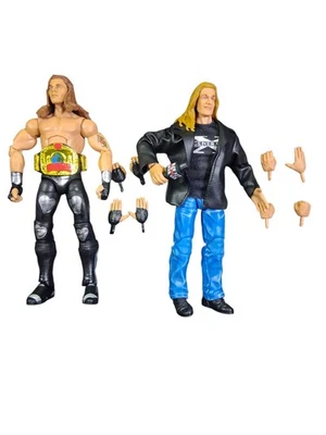 WWE Mattel Elite Shawn Michaels HHH DX Monday Night Wars Figures Lot HBK - Image 1 of 2