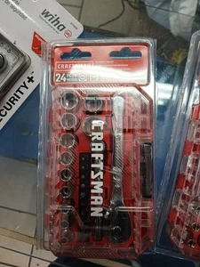 Craftsman 1/4-In Drive Sae Set di Utensili per Meccanica, 24 Pezzi - Foto 1 di 2