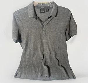 HUGO BOSS Regular FIT Polo Shirt - Size L - Grey - Men’s Bb - Picture 1 of 5