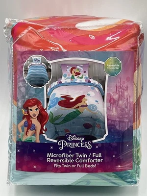 Disney Princess Ariel The Little Mermaid ~ Microfiber Twin Reversible Comforter - Image 1 of 4