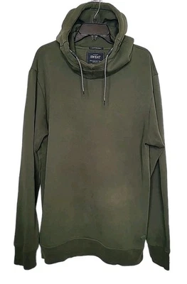 Scotch & Soda Sudadera con Capucha Para Hombre XXL Verde Oliva Cremallera Lateral Pullover Sudadera Foto 1 de 4