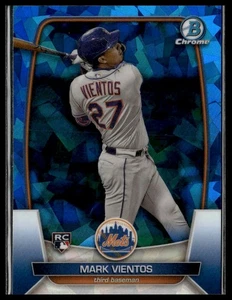 Mark Vientos 2023 Bowman Chrome Sapphire Edition RC #43 New York Mets - Picture 1 of 2
