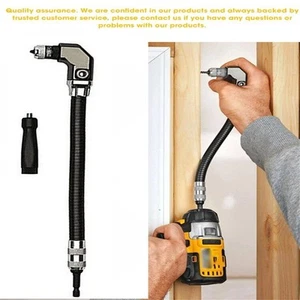 Taladro de ángulo recto de 90 grados adaptador de enchufe hexagonal broca de extensión de eje flexible - Imagen 1 de 7