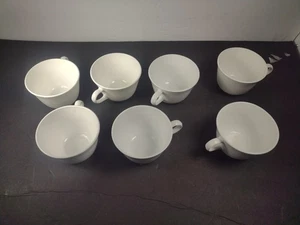 Set Of 7;Corelle® Livingware “Winter Frost White” 8oz Coffee Tea Cups/Mugs - Picture 1 of 6