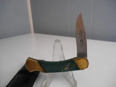 ВИНТАЖНЫЙ COYOTE PROV. США МАЛЕНЬКИЙ ЗАМОК КАРМАННЫЙ НОЖ С НОЖНАМИ - Изображение 1 из 4