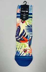 Stance Youth Kids Multicolor Tropical Crew Socks Size L 3-5.5 - Picture 1 of 3