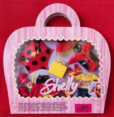 Mattel Barbie's Youngest Sister Shelly "Rainy Day" Moda Conjunto 2005 NUEVO Foto 1 de 4