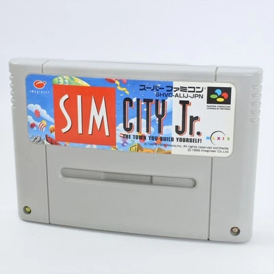 Super Famicom SIM CITY Jr. Cartridge Only Nintendo sfc - Image 1 of 2