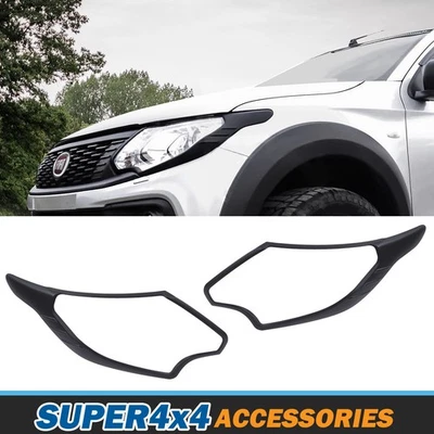 Faros delanteros para Fullback Mitsubishi L200 2015-2018 moldura marco - Imagen 1 de 4