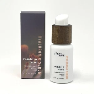 NUEVO Suero Hilurónico Free + True Skincare Ramblin Rose 1.7oz/50ml Nuevo En Caja - Imagen 1 de 5